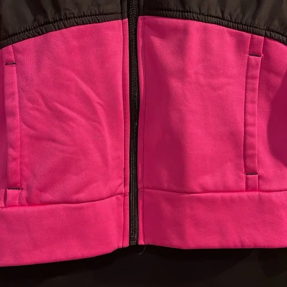 ZeroXposur Girls Pink & Black Hooded Jacket - Size 7/8 - Picture 3 of 7